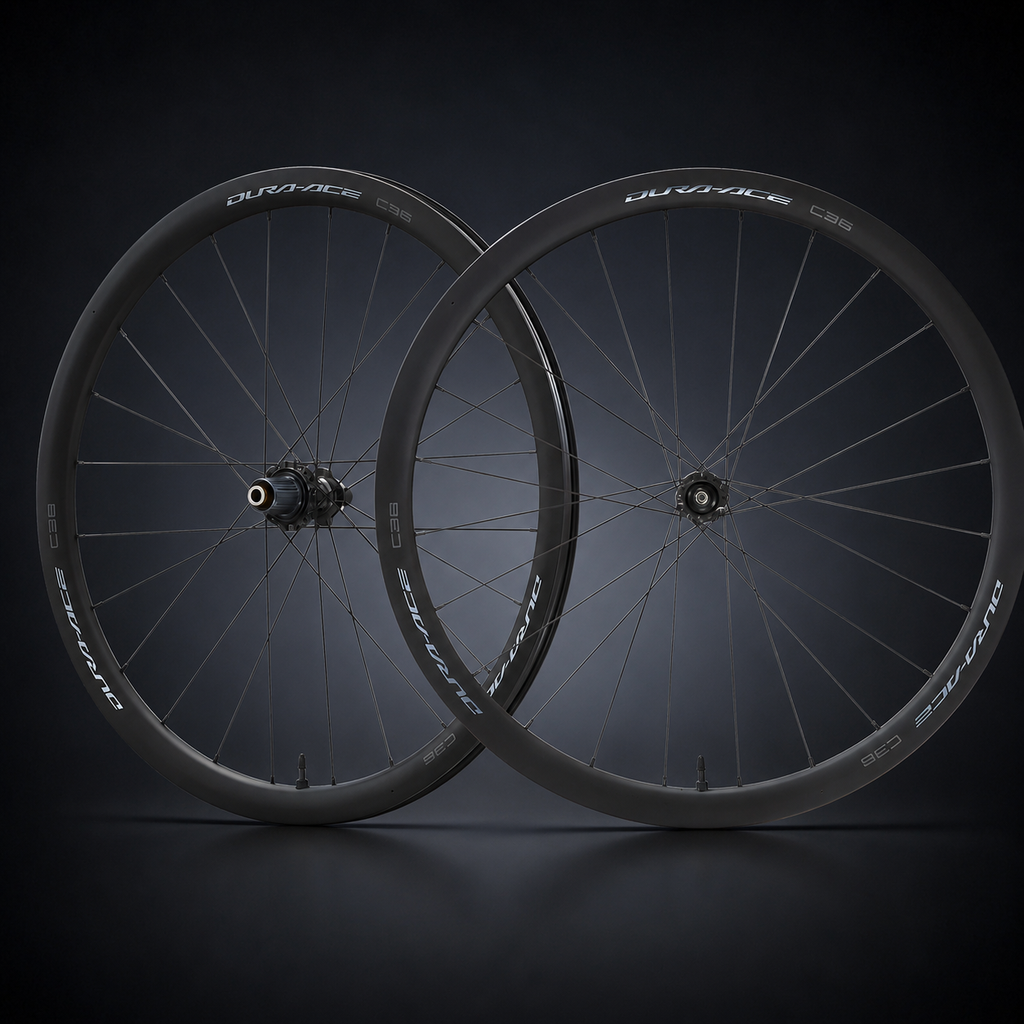 SHIMANODURA-ACE WH-R9200-C36 CARBON ROAD WHEEL SET