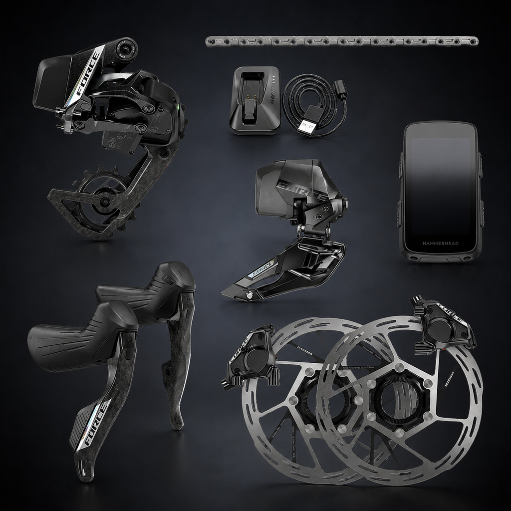 SRAM Force E1 AXS 2X Groupset Hammerhead
