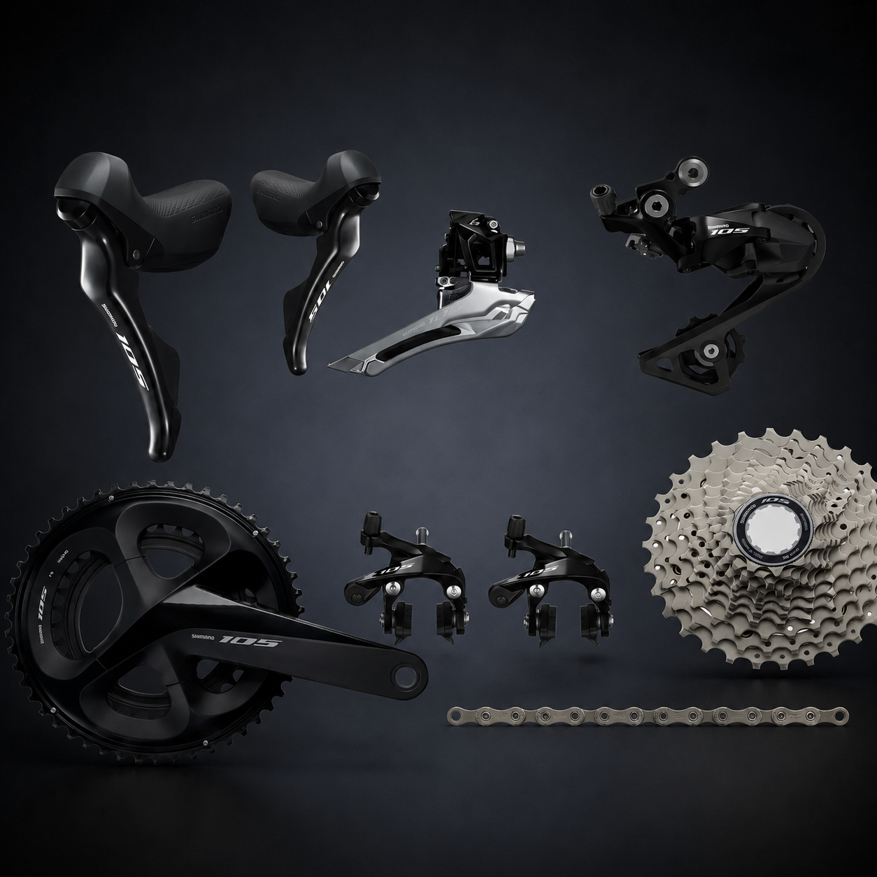 SHIMANO 105 R7000 2X11 RIM BRAKE GROUP SET