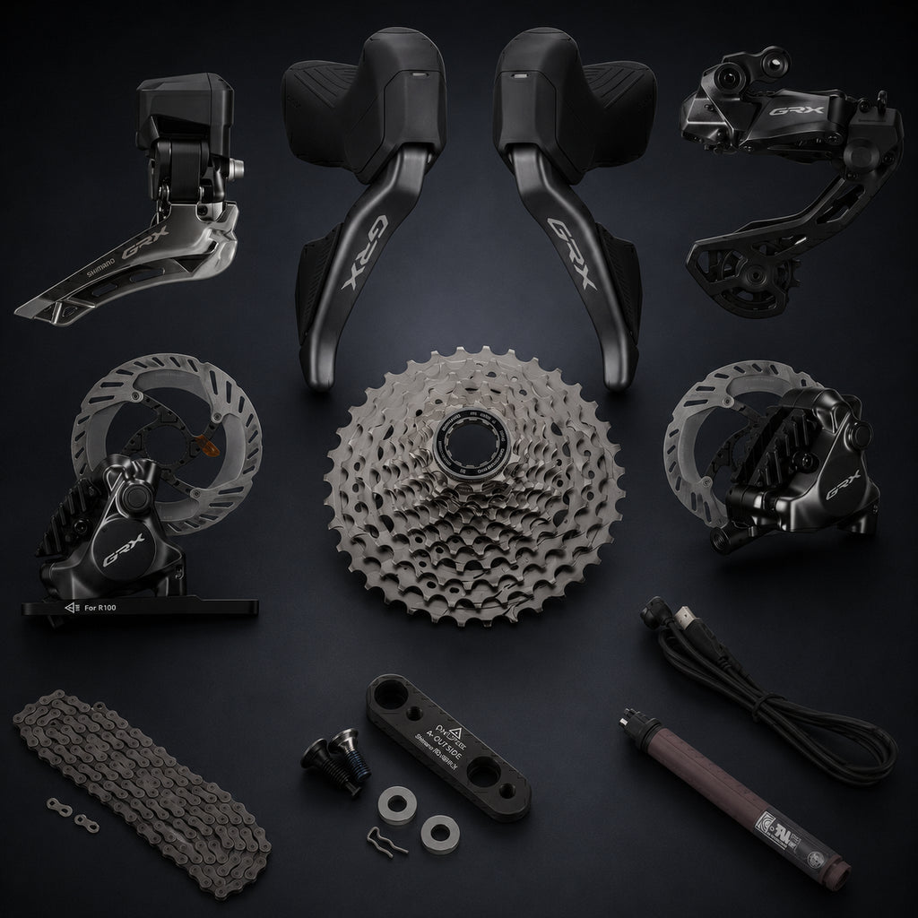 Shimano GRX Di2 12-speed electronic gravel groupset  RX825