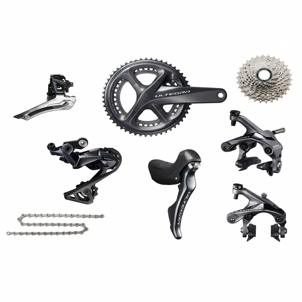 Shimano Ultegra R8000 2x11 Rim Brake Groupset - 50/34T, 11-28T