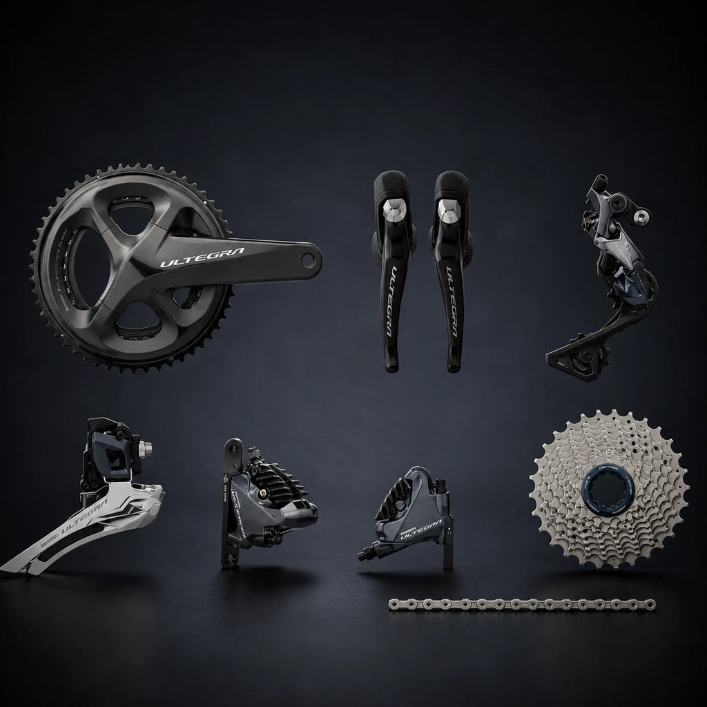 Shimano Ultegra R8020 Disk Brake Groupset - 50/34T, 11-32T