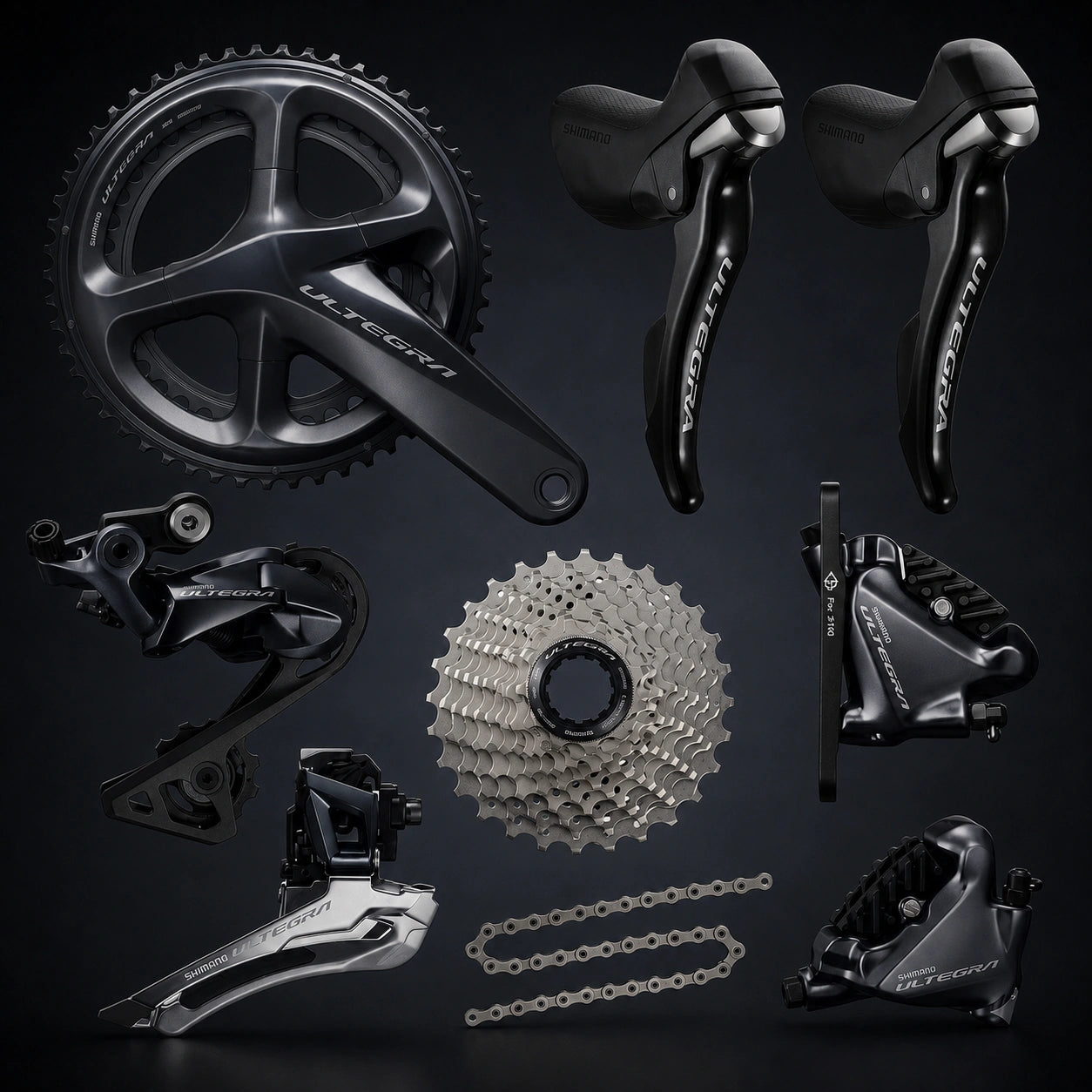 Shimano Ultegra R8020 Hydraulic Disc Brake Road Groupset